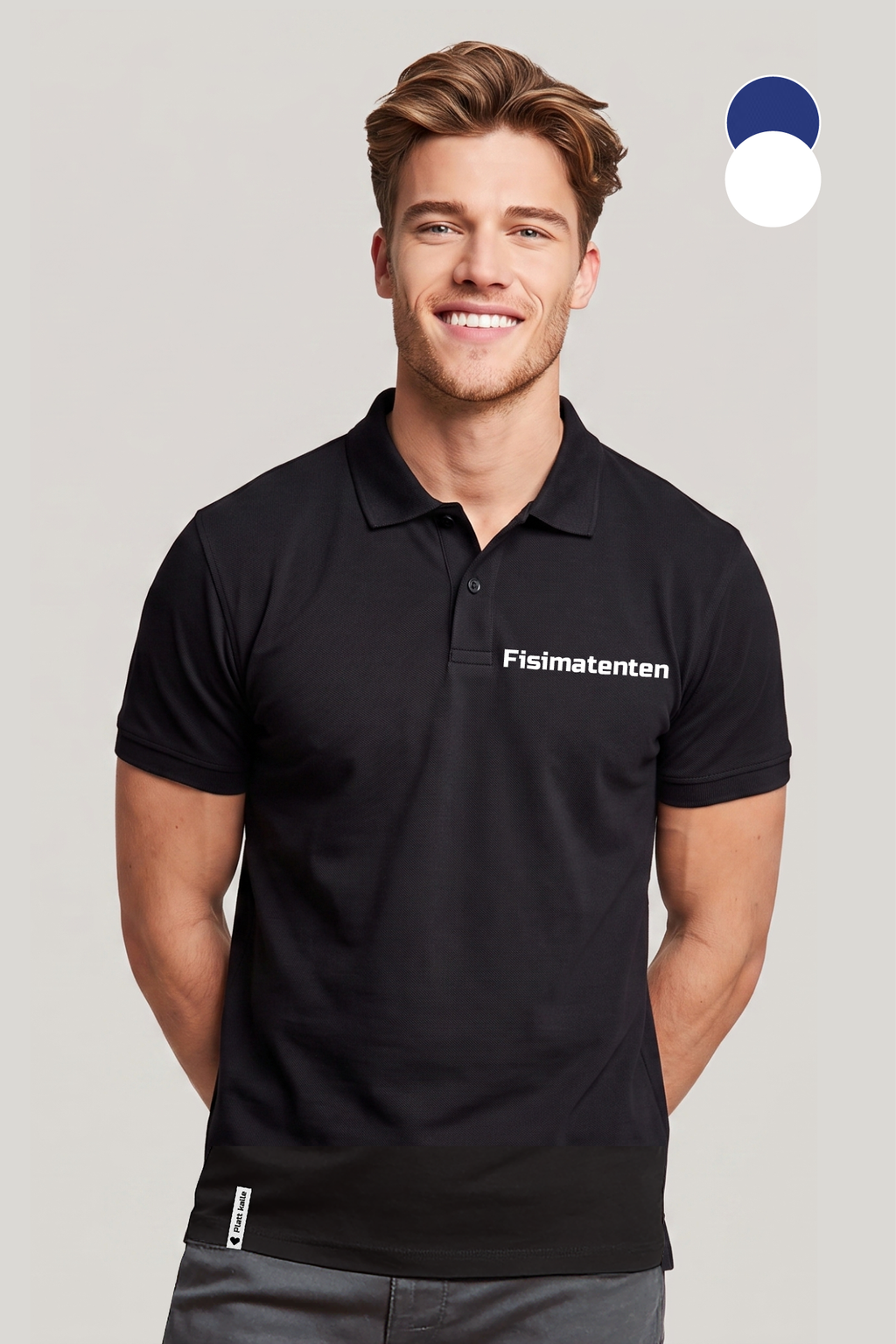 Fisimatenten - Polo mit kleinem Druck